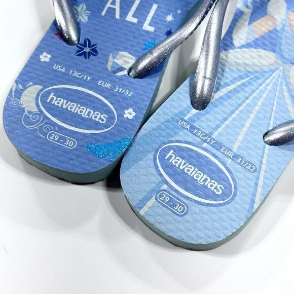 Havianas Cinderella flip flop sandal 13/1 - Picture 5 of 10